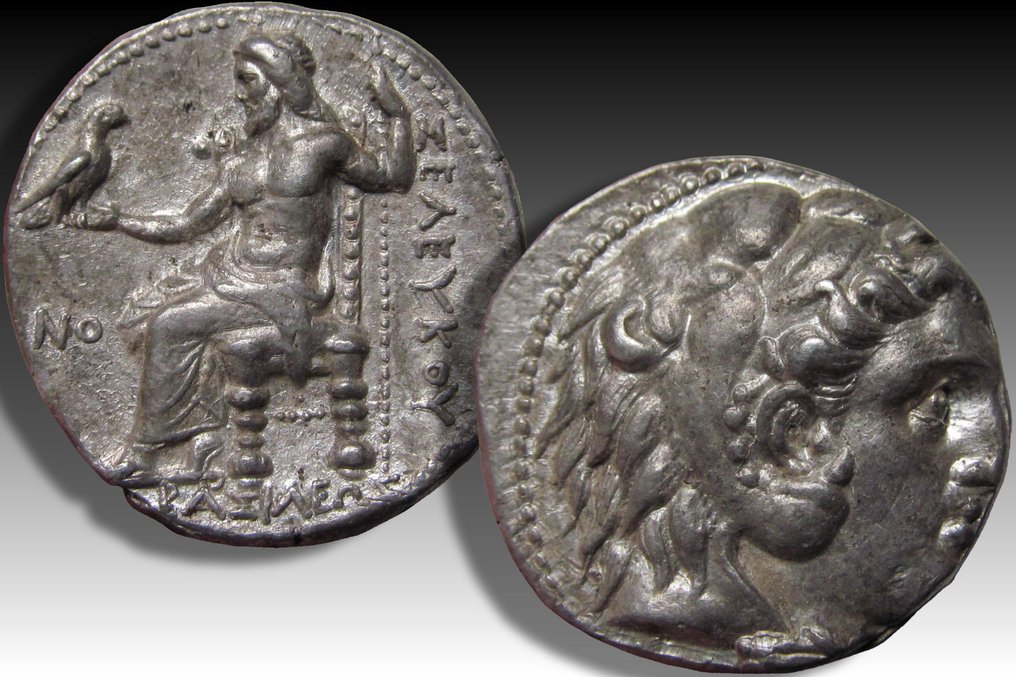 Seleucid Kingdom. Tetradrachm circa 300-296/5 B.C. SELEUKID KINGS OF SYRIA, Seleukos I Nikator, Seleukeia on the Tigris #3.1