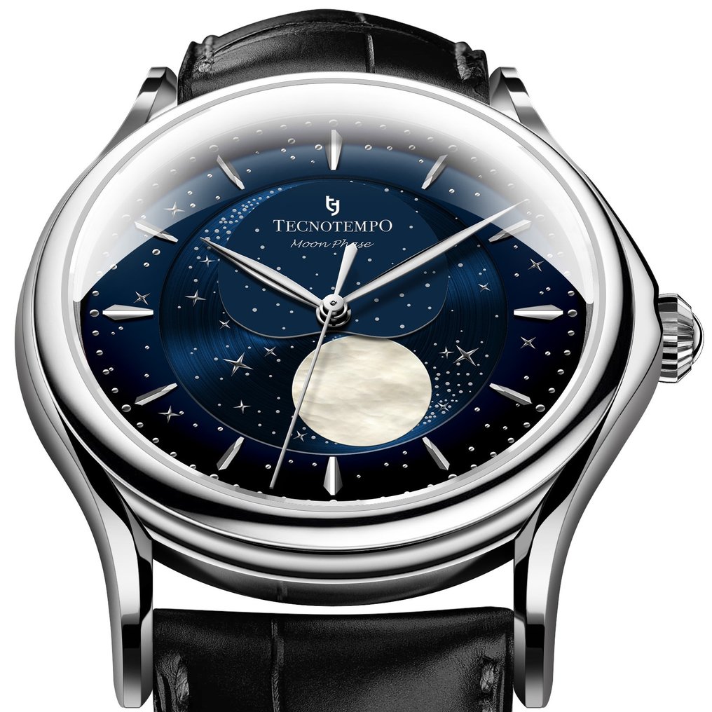 Tecnotempo - Automatic "Moon Phase" Special Edition - No Reserve Price - TT.50MP.BL (blue dial) - Men - 2020+  #4.3