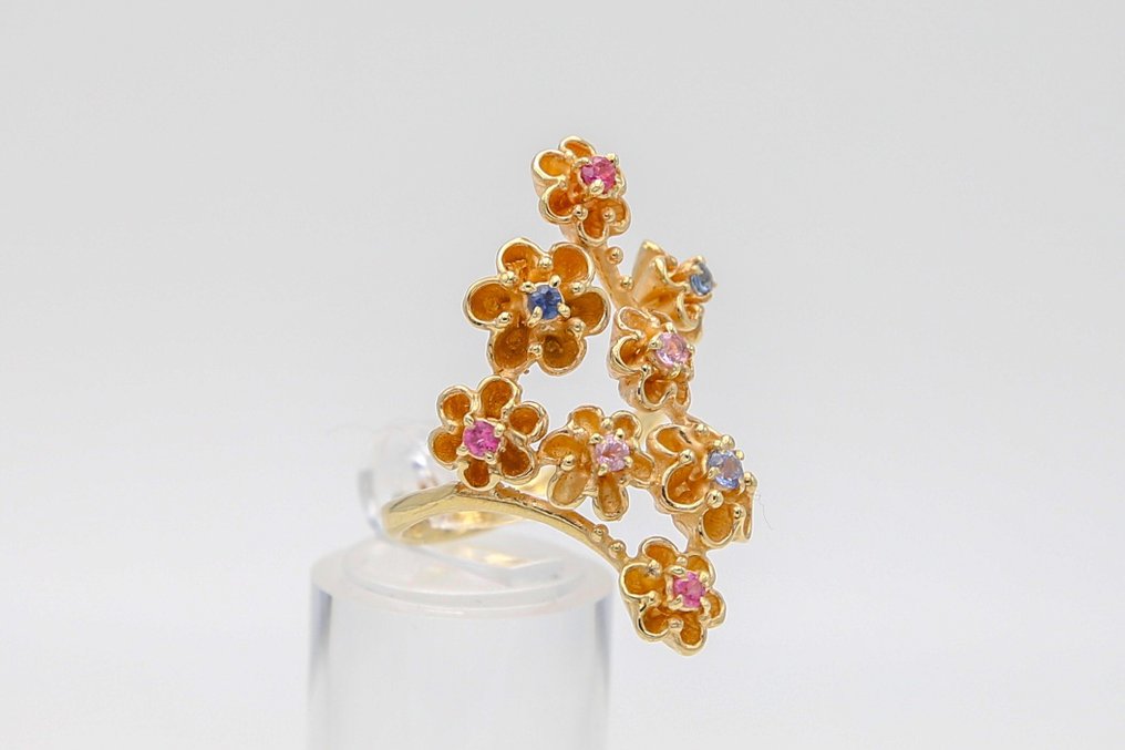 Ring - 14 kt. Yellow gold Sapphire #3.1