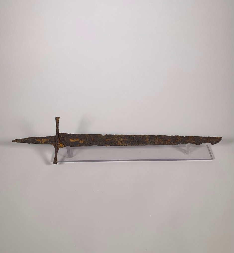 Tidlig middelalder Middelalderlig sværd L: 70cm - 1 cm #1.1