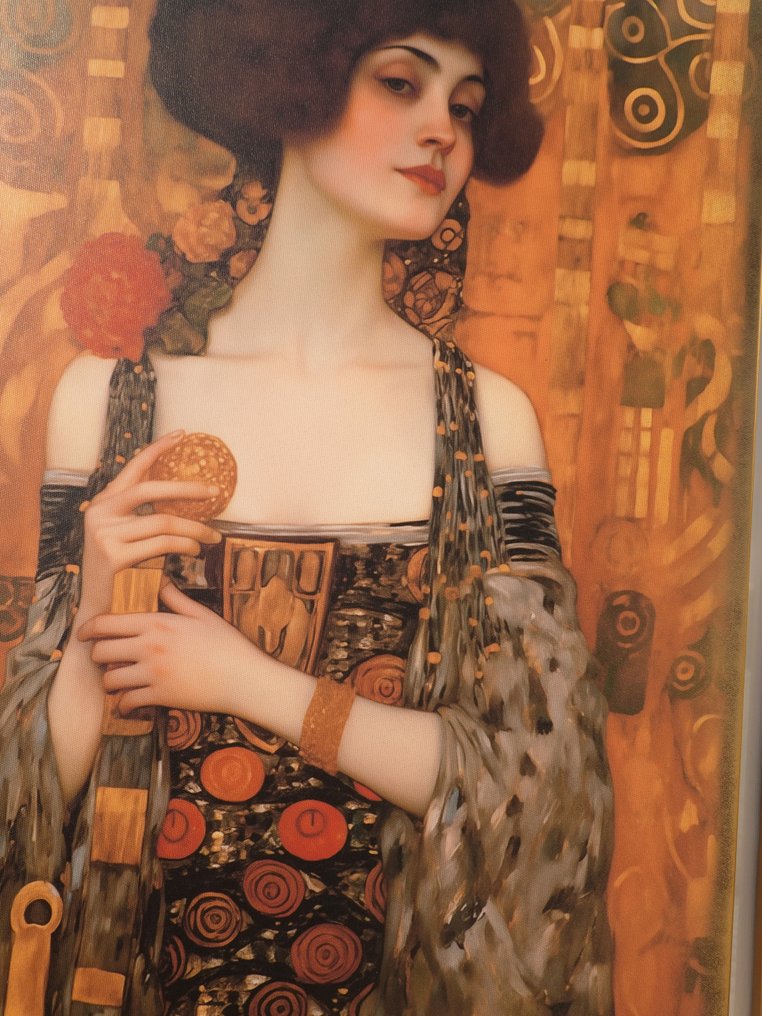 Ksavera - Gold Belle Epoque DS0257 - diptych - READY to HANG #2.1