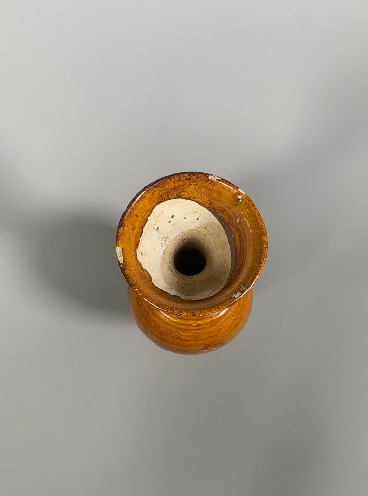 Vaso alto cinese antico - dinastia Liao, smaltato marrone - Altezza: 32 cm. 916 - 1125 d.C. circa Vaso #1.2