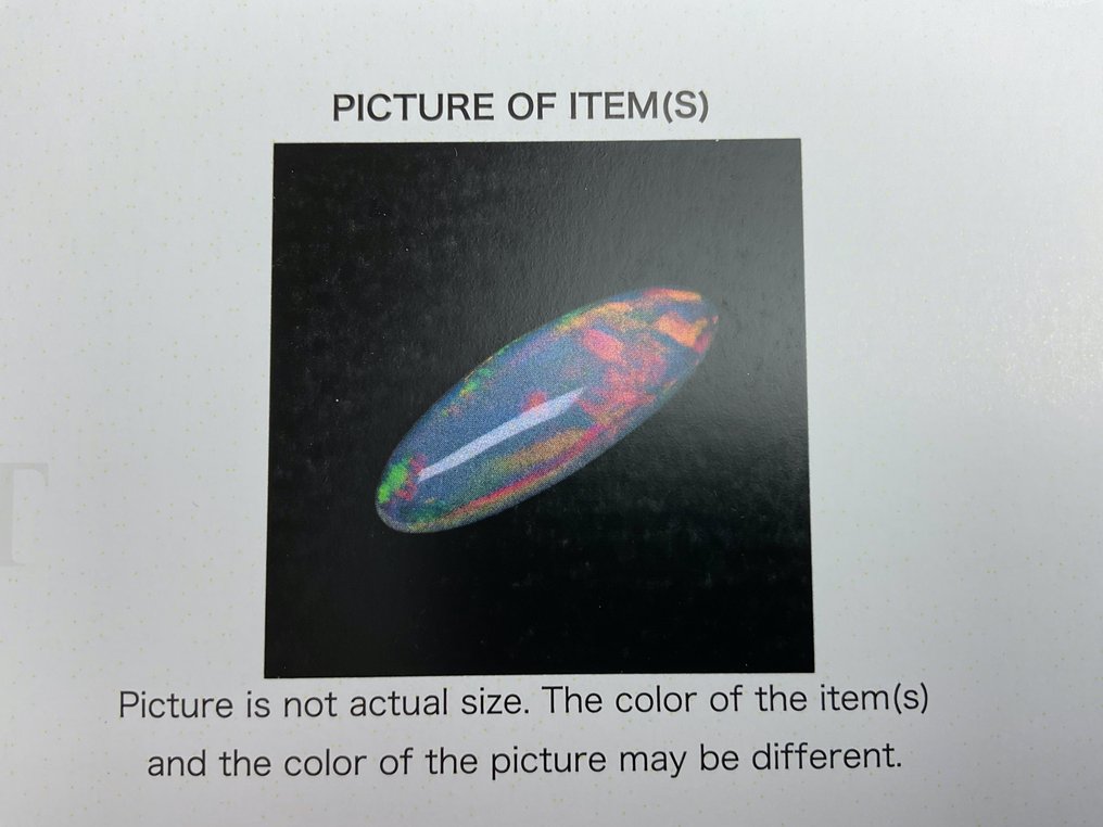 蛋白石  - 24.16 ct - 安特卫普宝石检测实验室（ALGT） #1.0