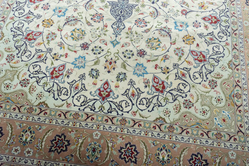 Tabriz 50 Raj - Fijn Perzisch tapijt met zijde - Vloerkleed - 310 cm - 205 cm #3.2