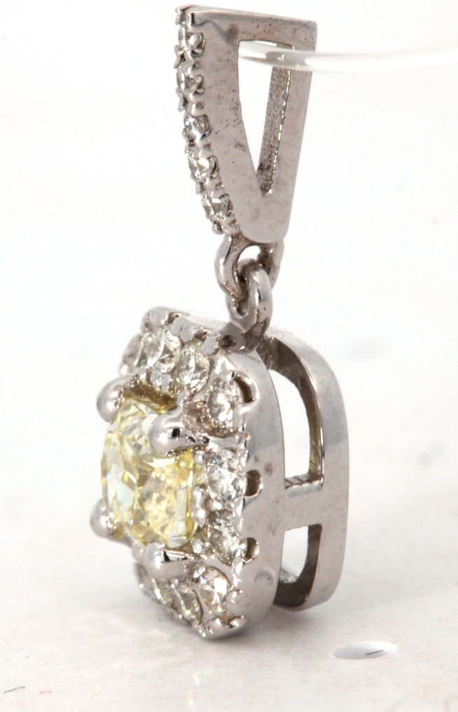 Ciondolo Oro bianco Diamante - Diamante #1.2