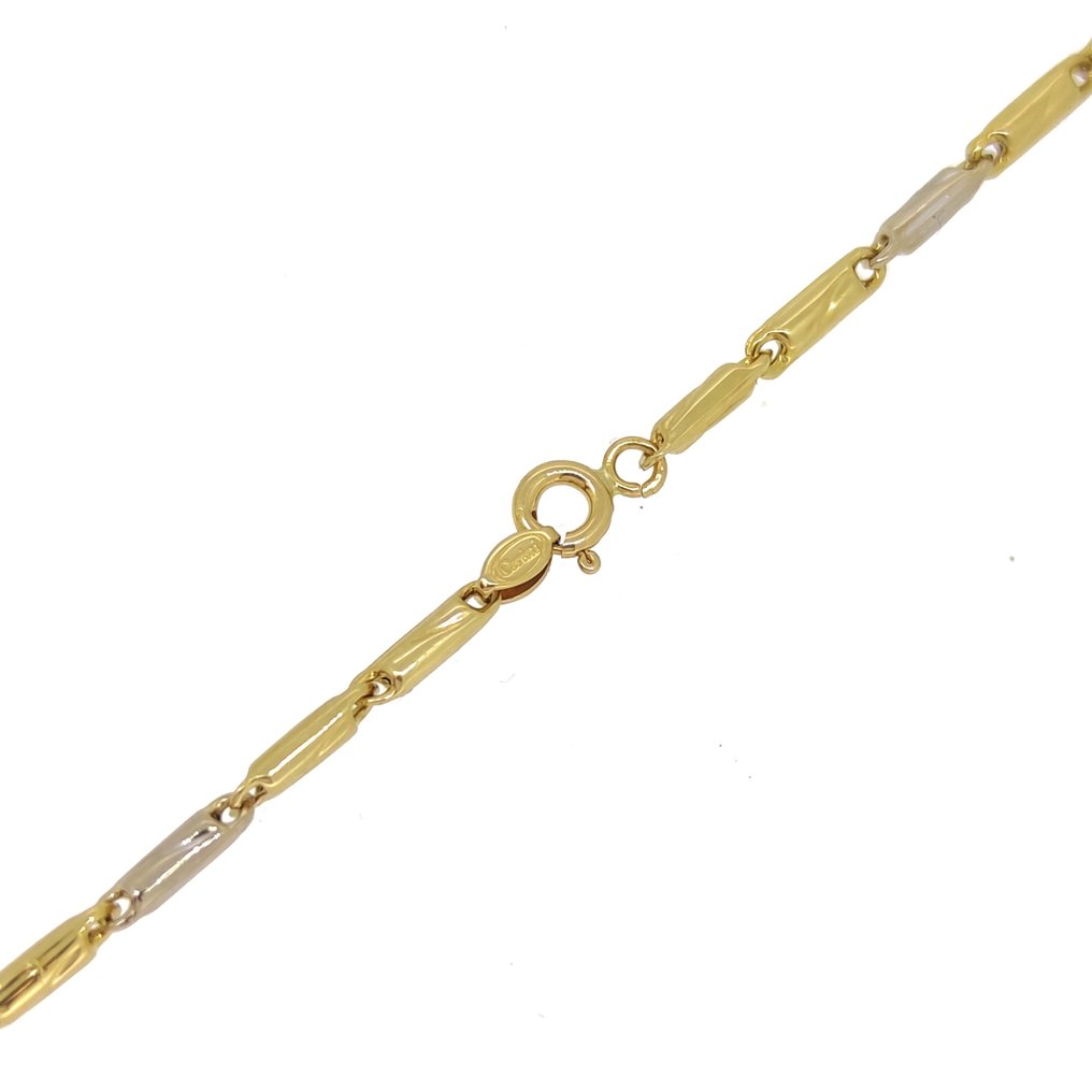 Halskette mit Anhänger - 18 kt Weißgold #2.1