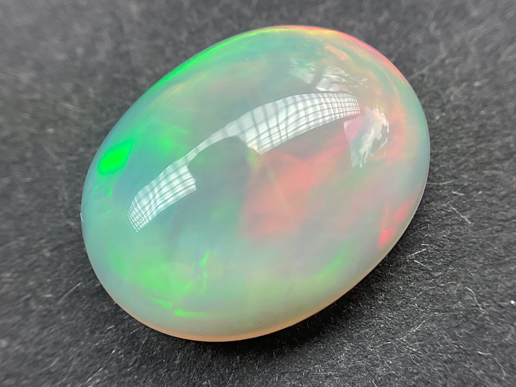 Wit Oranje + Kleurenspel (levendig) Kristal opaal - 2.56 ct #2.2