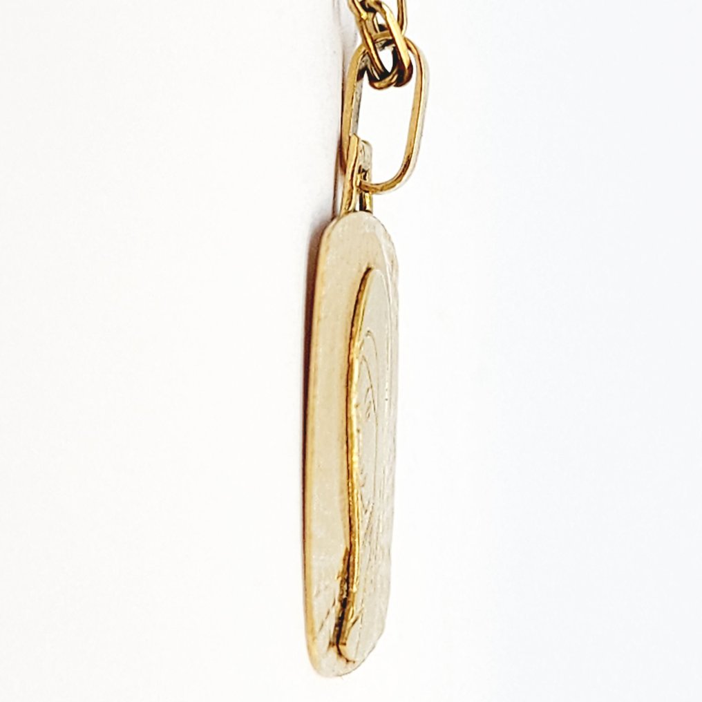 Halsband med hänge Gult guld #2.1