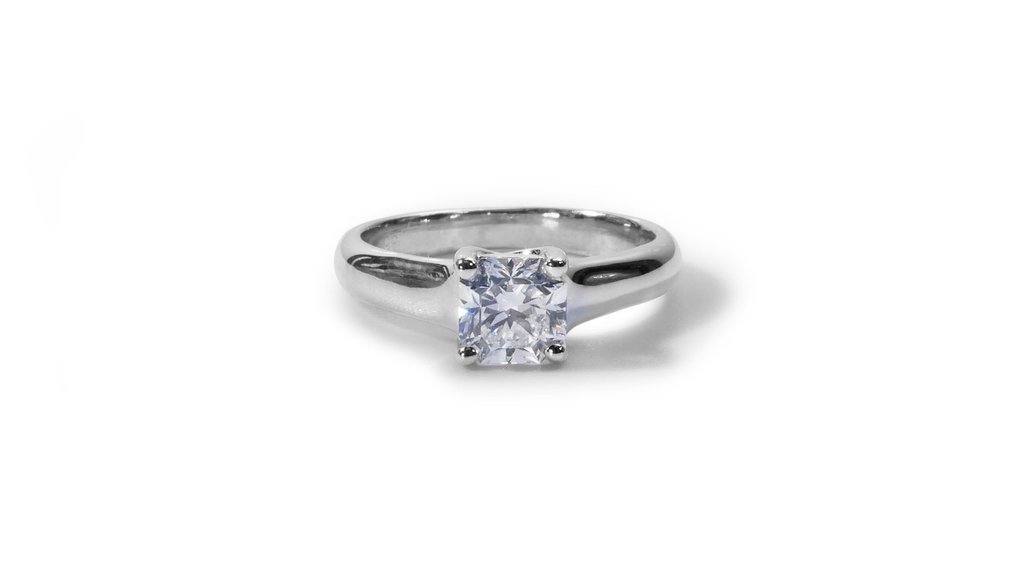 Ring Platin -  0.80ct. tw. Diamant  (Natur) #1.1