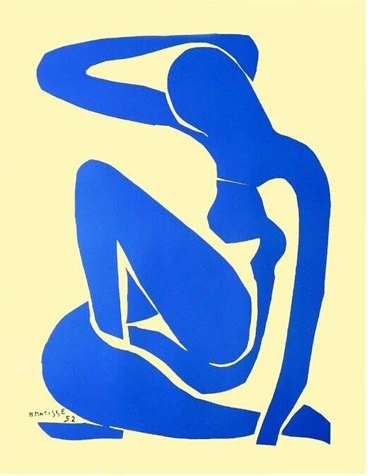 Henri Matisse (after) - Blue Nude #1.0