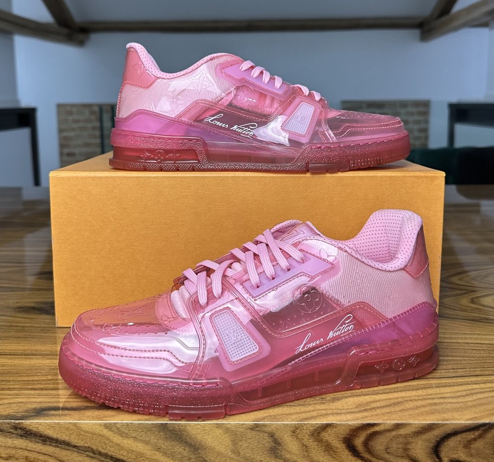 Scarpe louis vuitton rosa shop