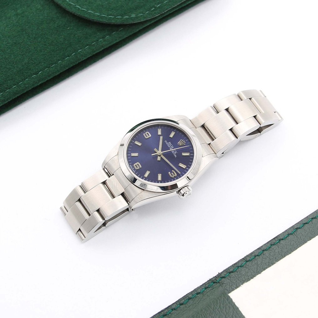 Rolex - Oyster Perpetual - Blue Arabic - 67480 - Unissexo - 2000-2010 #3.1