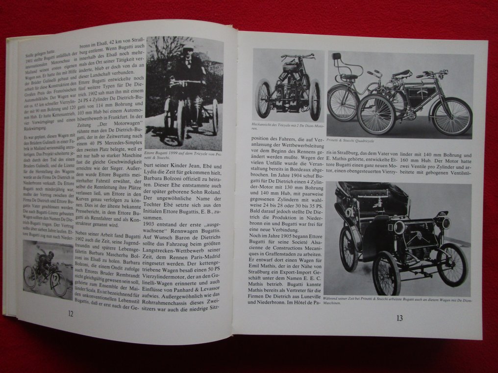 Book - Bugatti - Bugatti, Dokumentation einer Automobilmarke, Monika & Uwe Hucke 1976, 2. erweiterte Auflage - 1976 #2.1