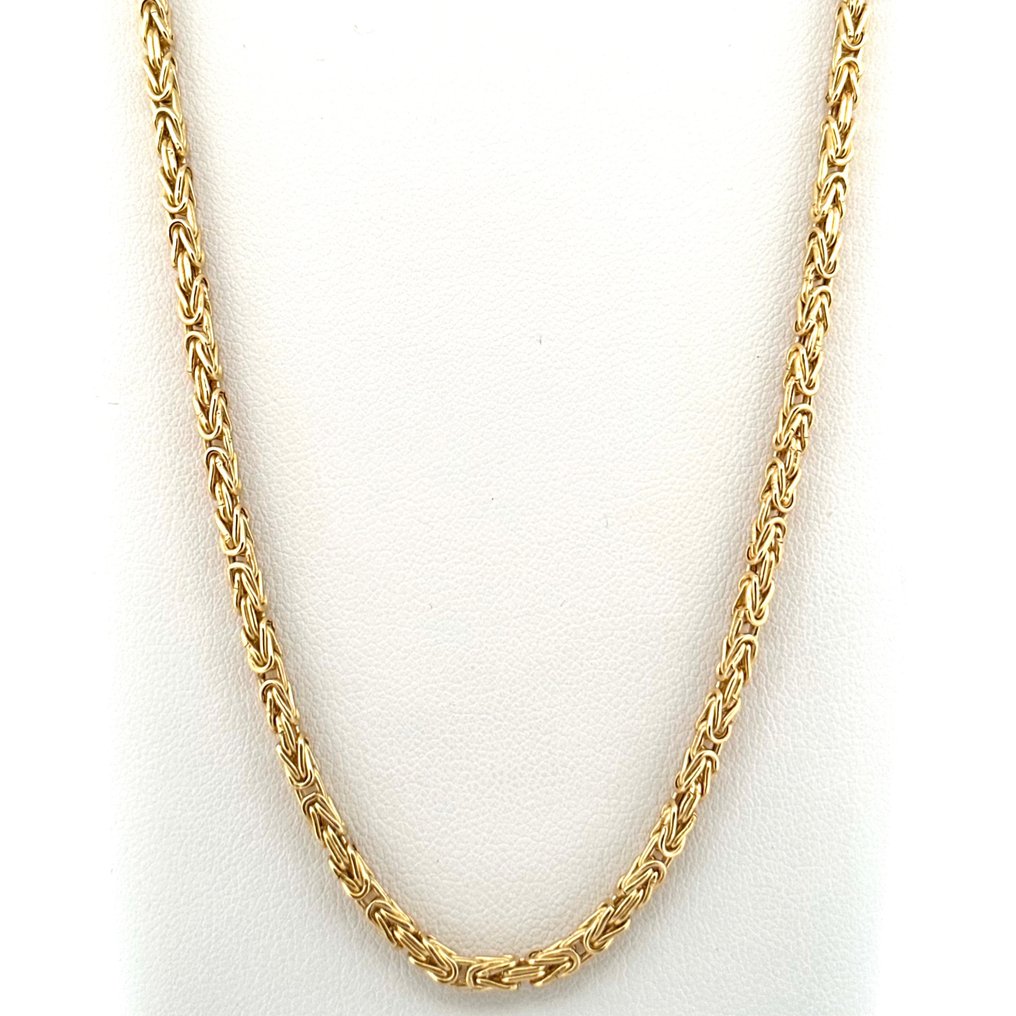 Bizantina - 60 cm - 13,3 grams - 18 Kt - Halskette - 18 kt Gelbgold #1.1