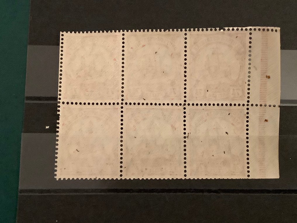 Duits Oost-Afrika 1918 - Twee postzegelblaadjes - Michel HB 12A en 13A #3.2