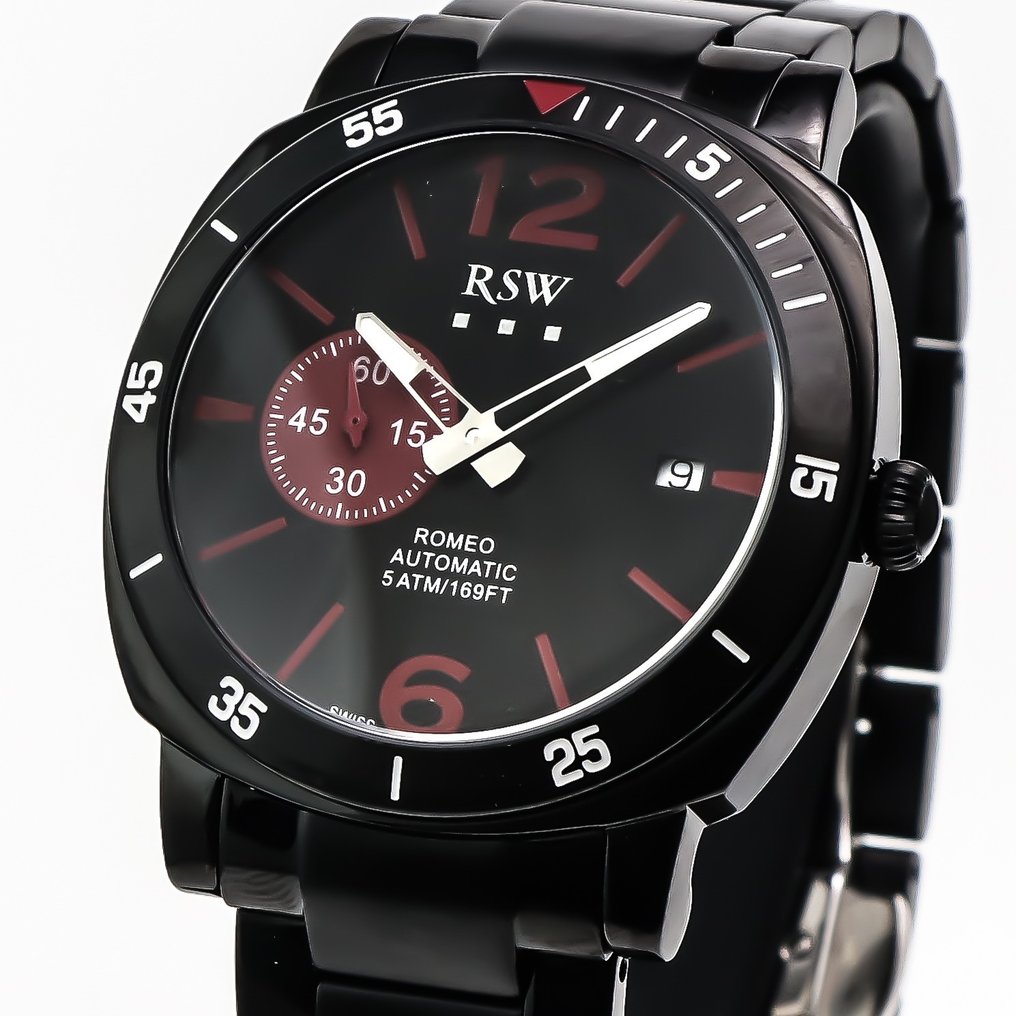 RSW - ROMEO Swiss Automatic Watch - RSWA154-BB-5 - No Reserve Price - Men - 2020+  #1.0