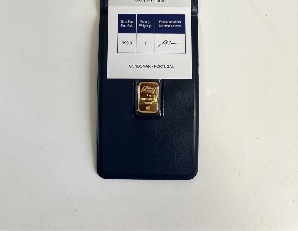 1 gramm - Arany .999 - Albino Moutinho - With certificate (Nincs minimálár) #4.3
