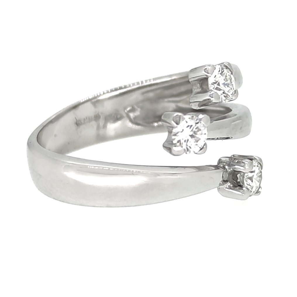 Gyűrű - 18 kt. Fehér arany -  0.48 tw. Gyémánt #2.1