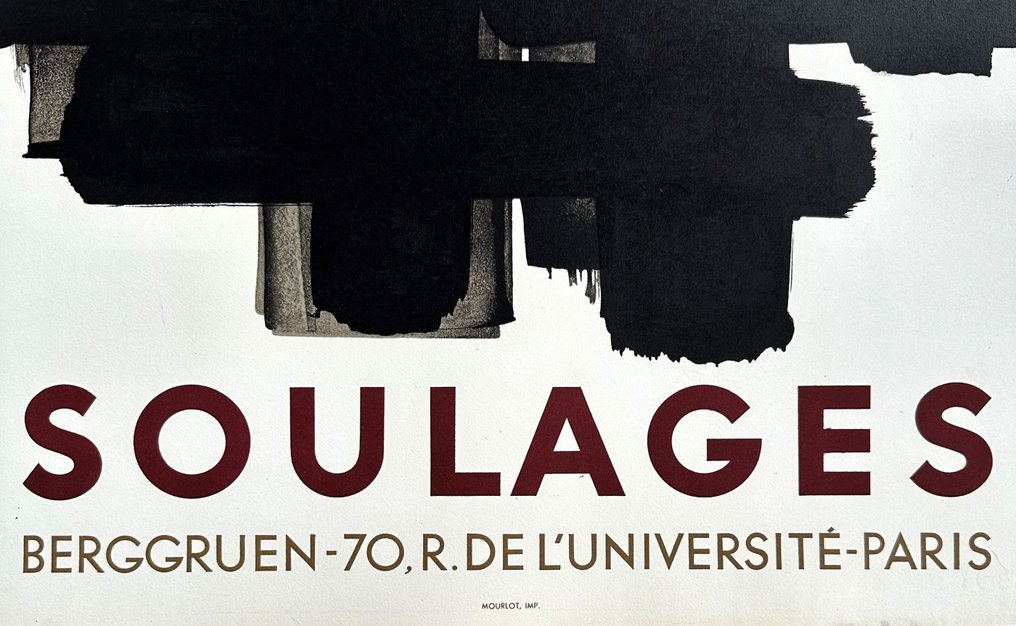 Pierre Soulages (1919-2022) - Lithographie n°3 #4.3
