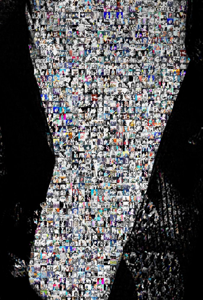 David Law (1967) - Crypto Mick Jagger-NYC-1989 - Format XL 50x75 #3.2