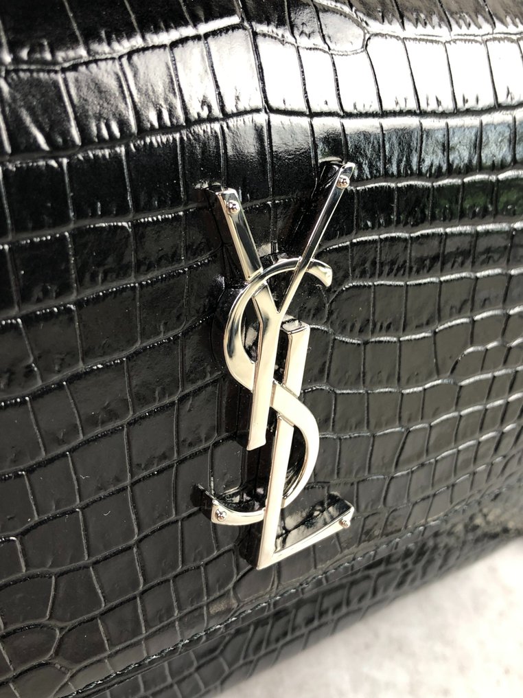 Yves Saint Laurent - Sunset Medium Croc - Geantă de umăr #3.2