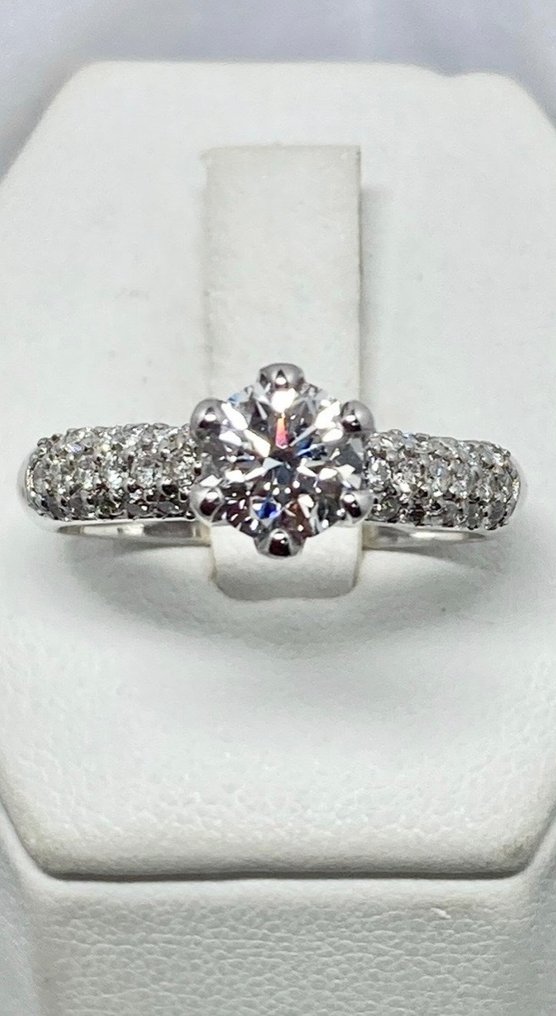 Pala Diamond - Gyűrű Fehér arany Gyémánt  (Természetes) - Igi minősített #2.1
