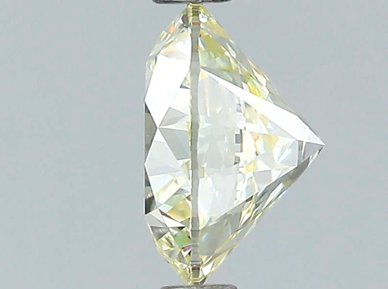 1 pcs Diamond  (Natural coloured)  - 1.60 ct - Round - Very light Yellow - VVS2 - Gemological Institute of America (GIA) #2.1