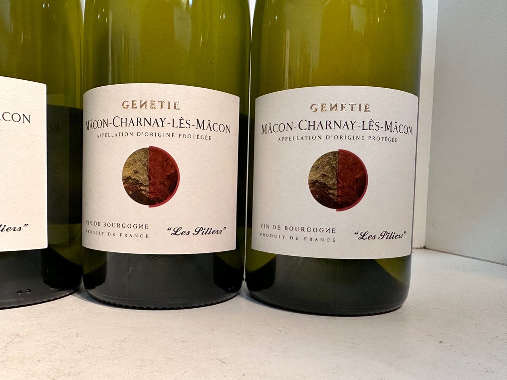 2020 Genetie "Les Piliers" - Mâcon-Charnay-les-Macon - 6 Flessen (0.75 liter) #3.2