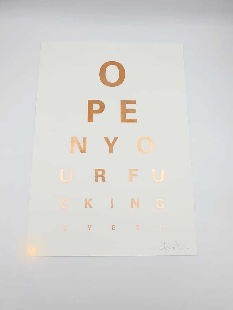 Alex Bucklee (XX-XXI) - Eye Test Bronze Foil 1/10 edition #1.0