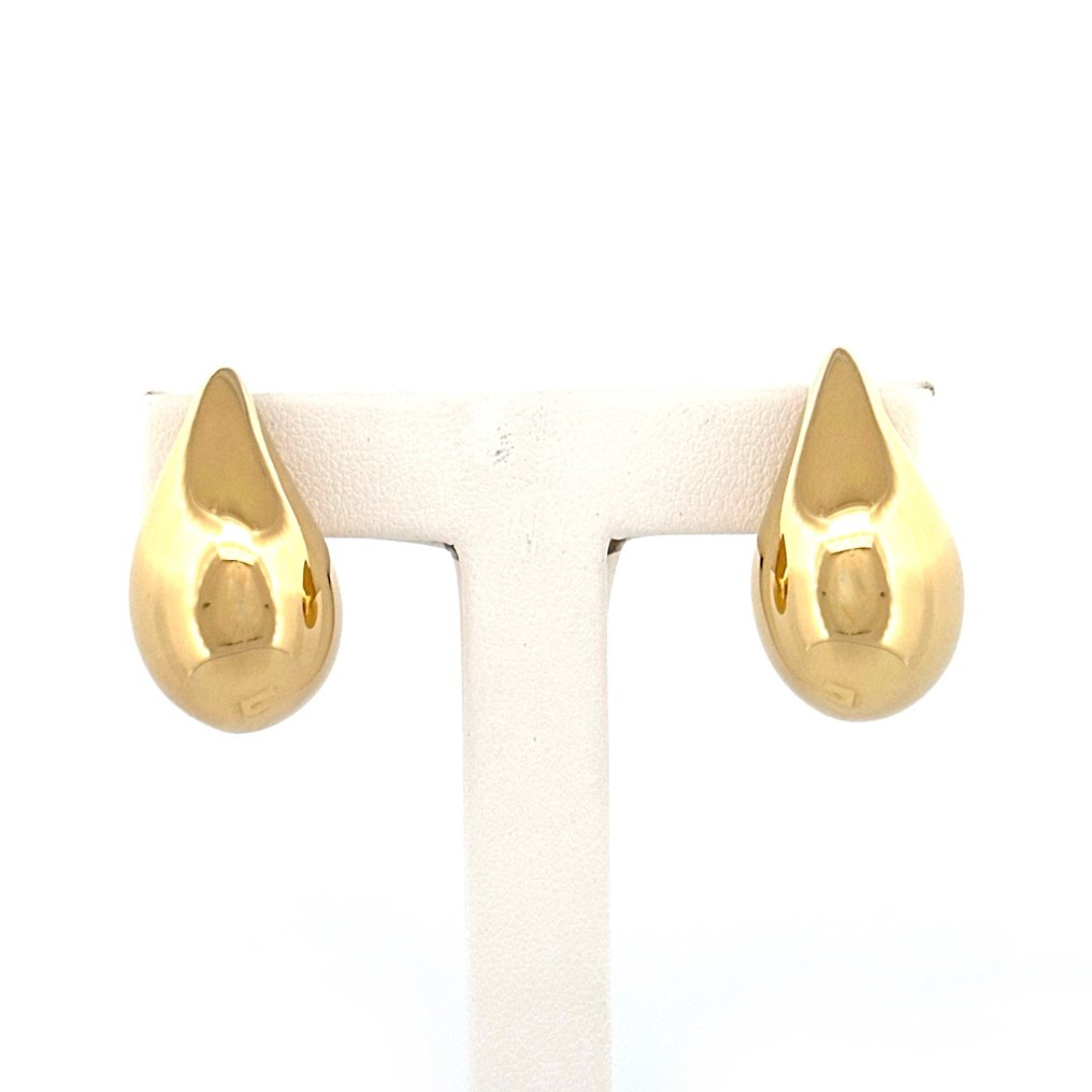 Teardrop Earrings - 8.2 gr - 18 Kt - Cercei - 18 ct. Aur galben #1.2