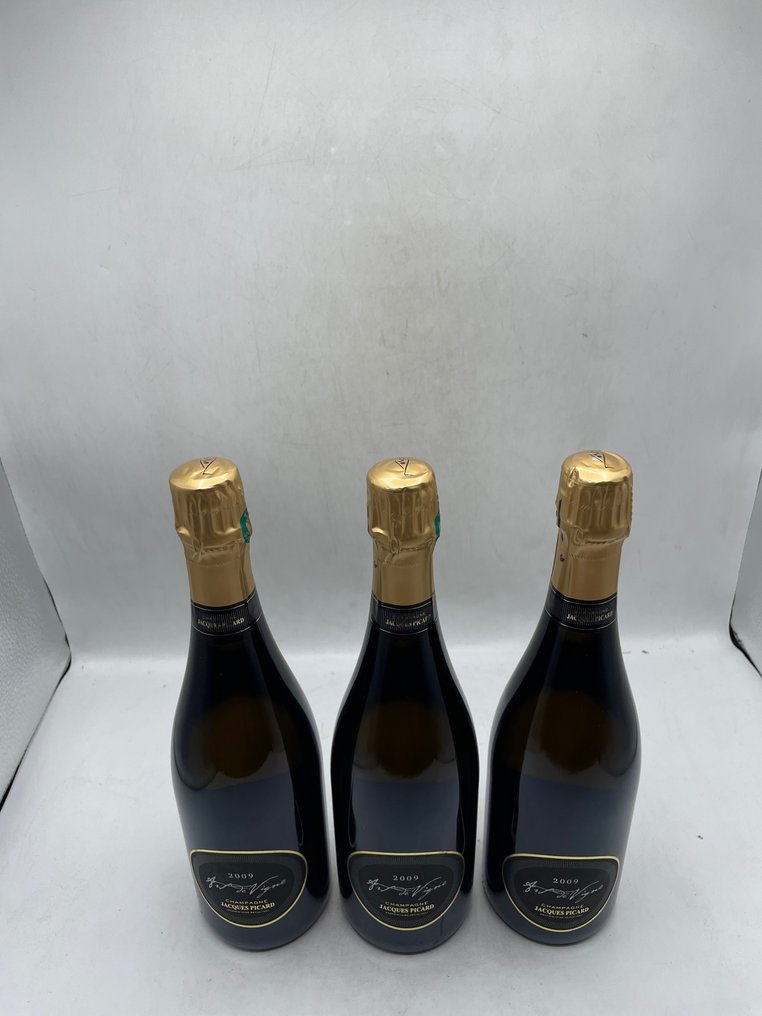 2009 Jacques Picard, Art De Vigne - Champagne Extra Brut - 3 Bottles (0.75L) #1.0