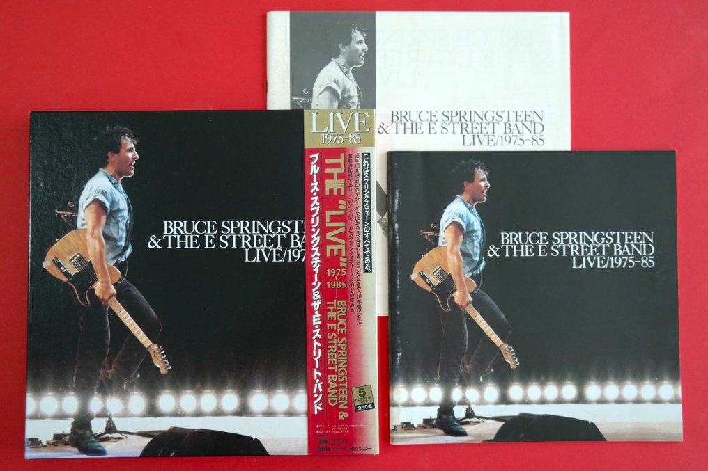 Bruce Springsteen - Bruce Springsteen - Live/ 1975-85 [1st Japan Press) Great 5XLP Box From "The Boss" - Conjunto de LPs em caixa - 1.ª prensagem, Prensagem Japonesa. - 1986 #2.2