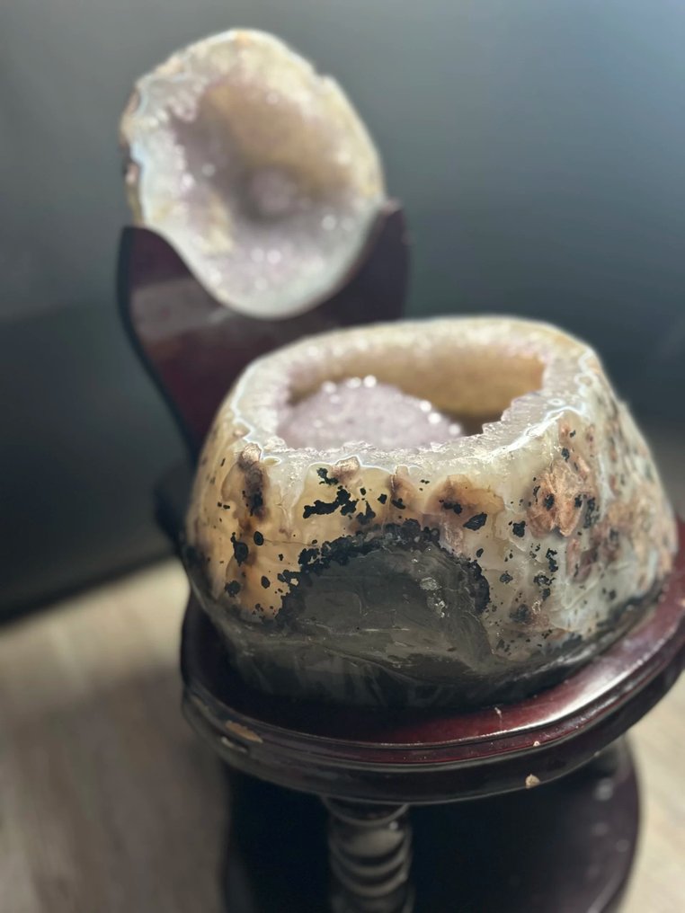 Amethyst Drusen-pár- 18600 g - (2) #4.3