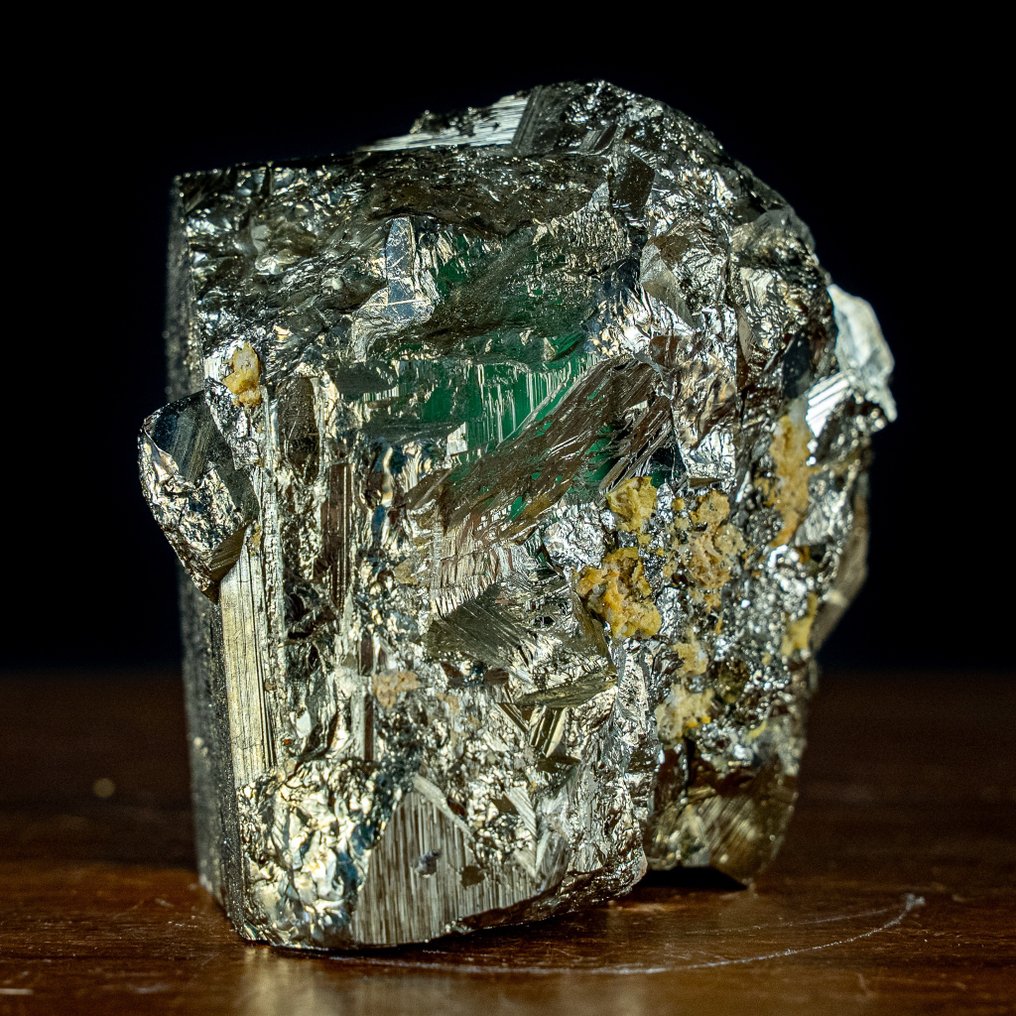Rzadki naturalny złoty piryt AAA++ z siarką Gromady kryształów- 2319.91 g #2.1