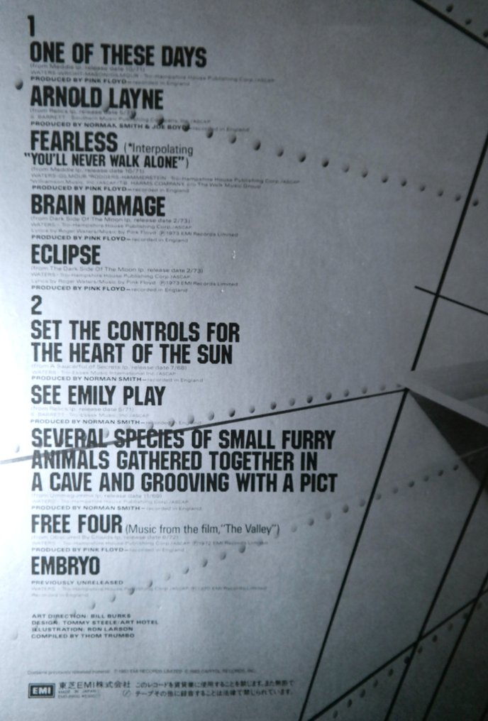 Pink Floyd - Works / Great Compilation Of The Psychedelic Rocker In A Rare Japan Quality Release - LP - 1st Pressing, Japanese pressing - 1983 #3.2