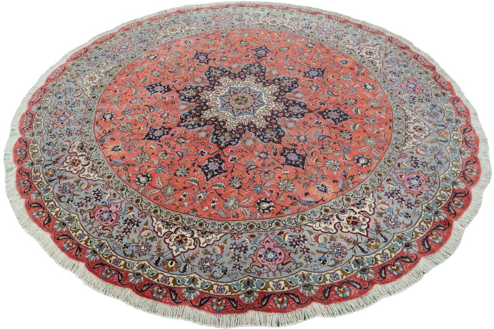 Tabriz 50 Raj - Zeer fijn Perzisch tapijt met veel zijde - Vloerkleed - 245 cm - 245 cm #2.1