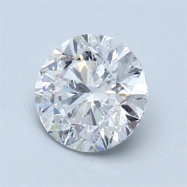1 pcs Diamant - 0.90 ct - Rotund - E - SI3 #2.1