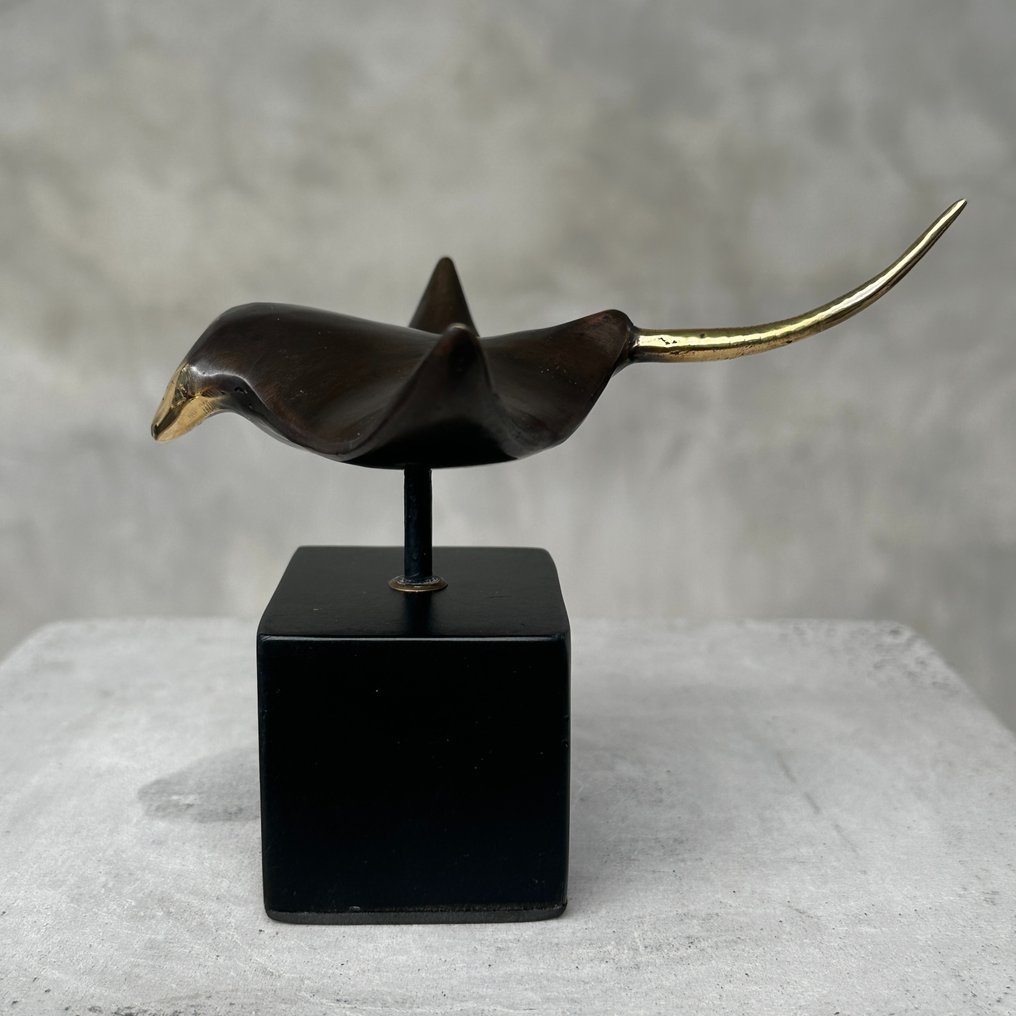 Γλυπτό, Manta Ray - 11 cm - Μπρούντζος #3.2