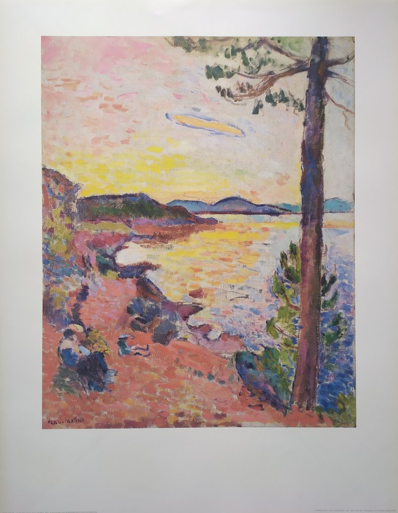 Henri Matisse (1869-1954) (after) - "Le Gouter (Golfe de St. Tropez), 1904" - (70x90cm) #1.0