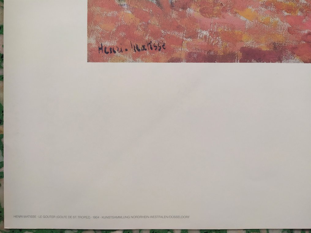 Henri Matisse (1869-1954) (after) - "Le Gouter (Golfe de St. Tropez), 1904" - (70x90cm) #4.3
