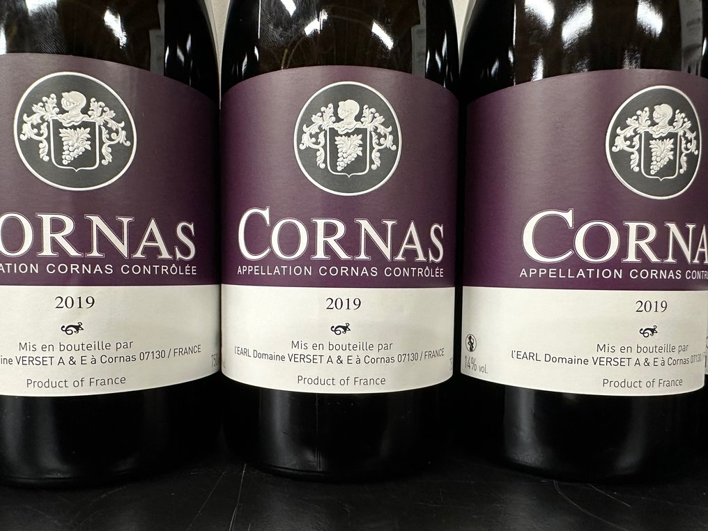 2019 Domaine Verset A&E Cornas - Cornas - 6 Flasker (0,75 L) #2.1