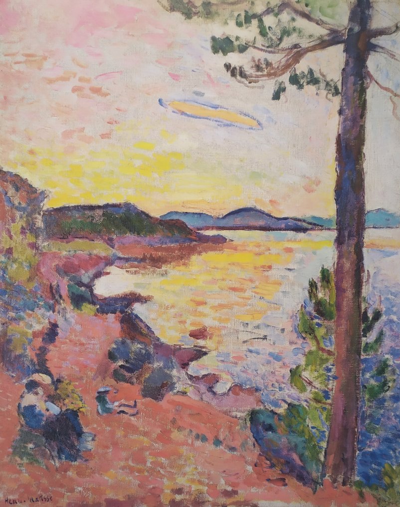 Henri Matisse (1869-1954) (after) - "Le Gouter (Golfe de St. Tropez), 1904" - (70x90cm) #1.0