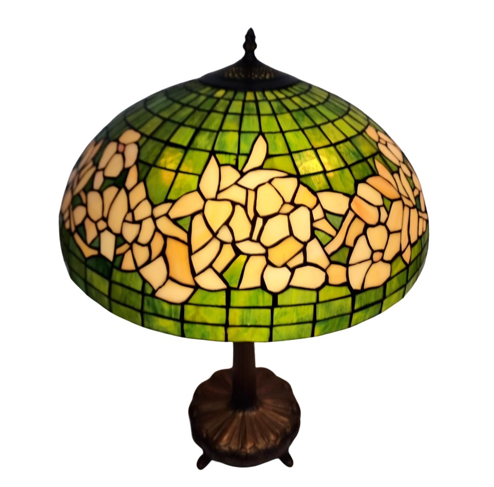 Lampă - Stil Tiffany - XL - 65 cm - Alamă #1.0