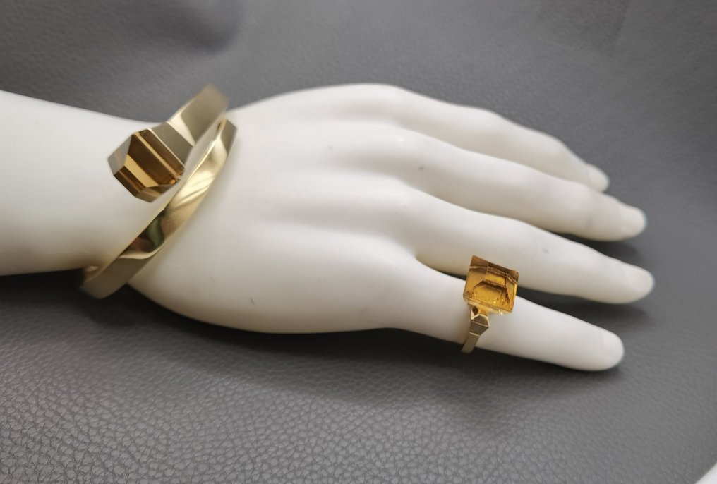 Gucci - Conjunto de joyas de 2 piezas Oro amarillo Cuarzo #3.1