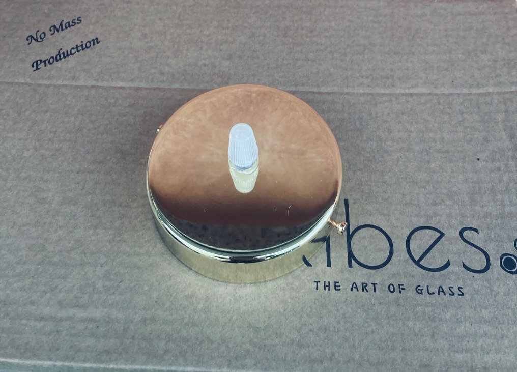 •AtelierIskra - •Maryana Iskra• - Κρεμαστό φωτιστικό - Δωρεάν αποστολή €ζώνη - Γυαλί Murano - ∫MuranoPendant∫ #2.1