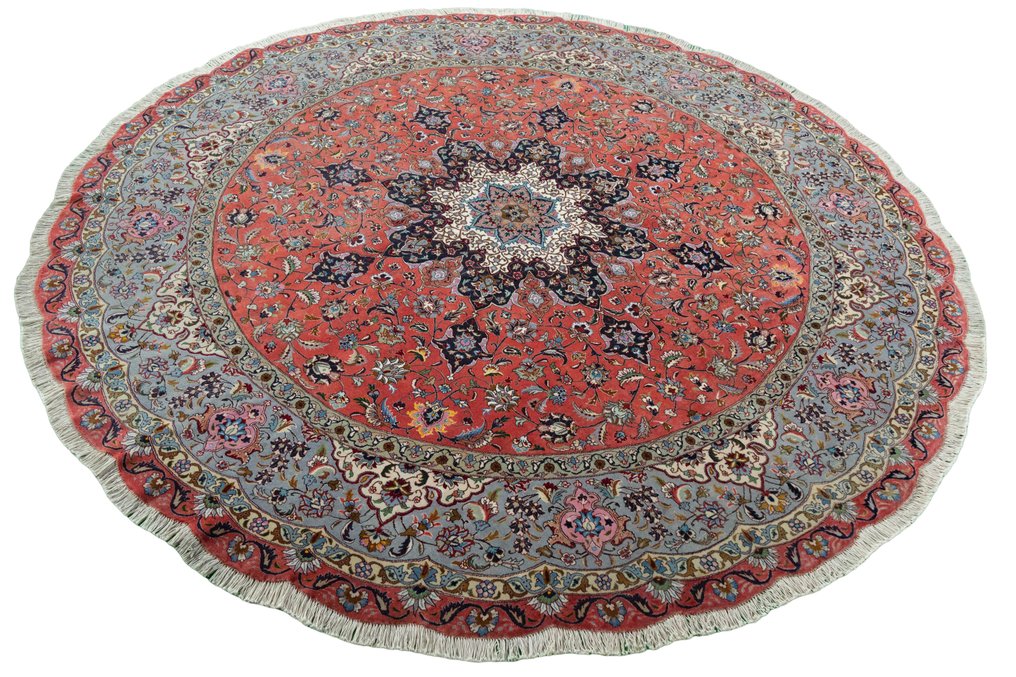 Tabriz 50 Raj - Mycket fin persisk matta med mycket siden - Matta - 245 cm - 245 cm #1.3