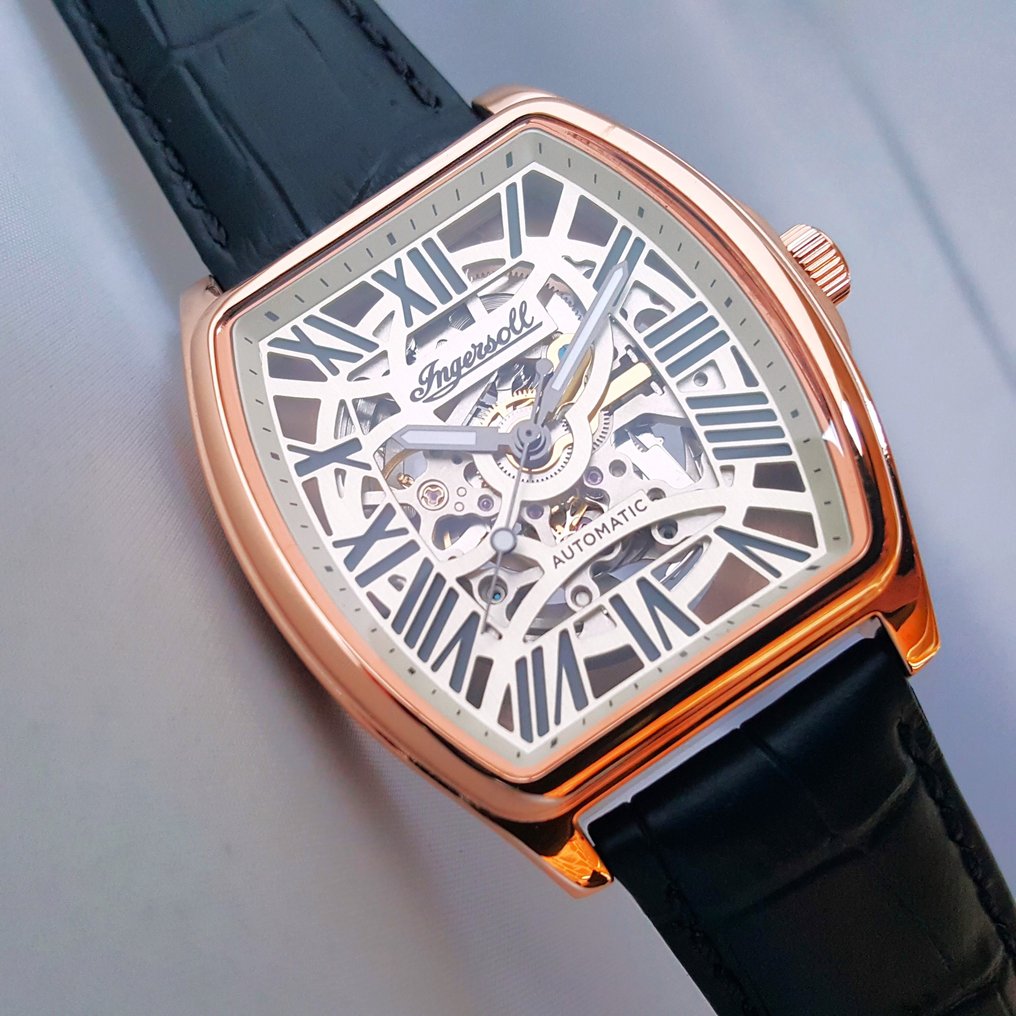 Ingersoll - Tonneau - Automatic - Skeleton - Gold - New - No reserve price - Men - 2025 #3.2