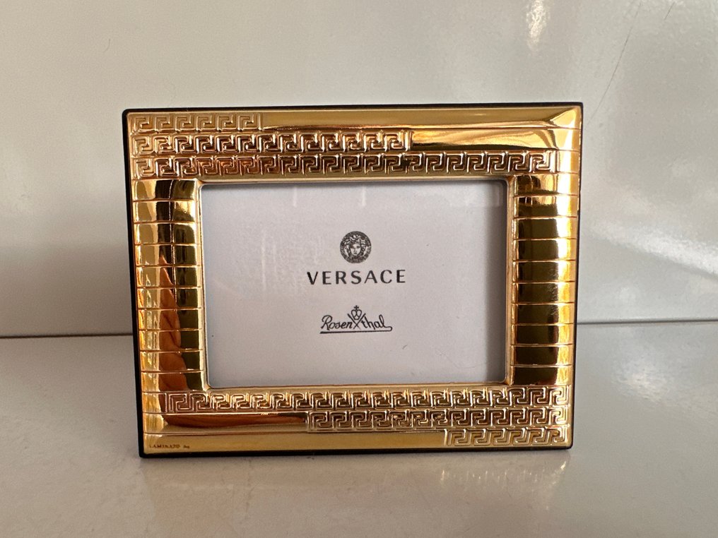 Rosenthal - Versace - 相框- VHF2 - 金色相框 4x6 cm  - 玻璃 #1.1