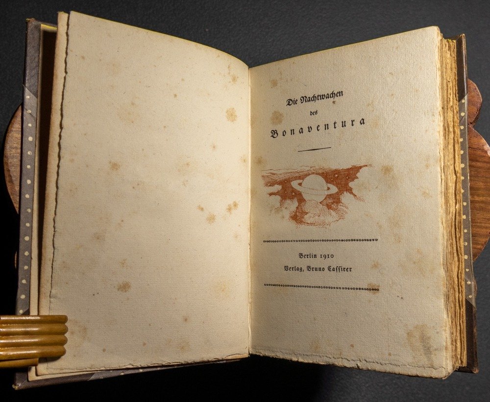 Ernst August Friedrich Klingemann - Die Nachtwachen des Bonaventura - mit lithographierter Titelvignette und 16 lithographierten - 1910 #1.1