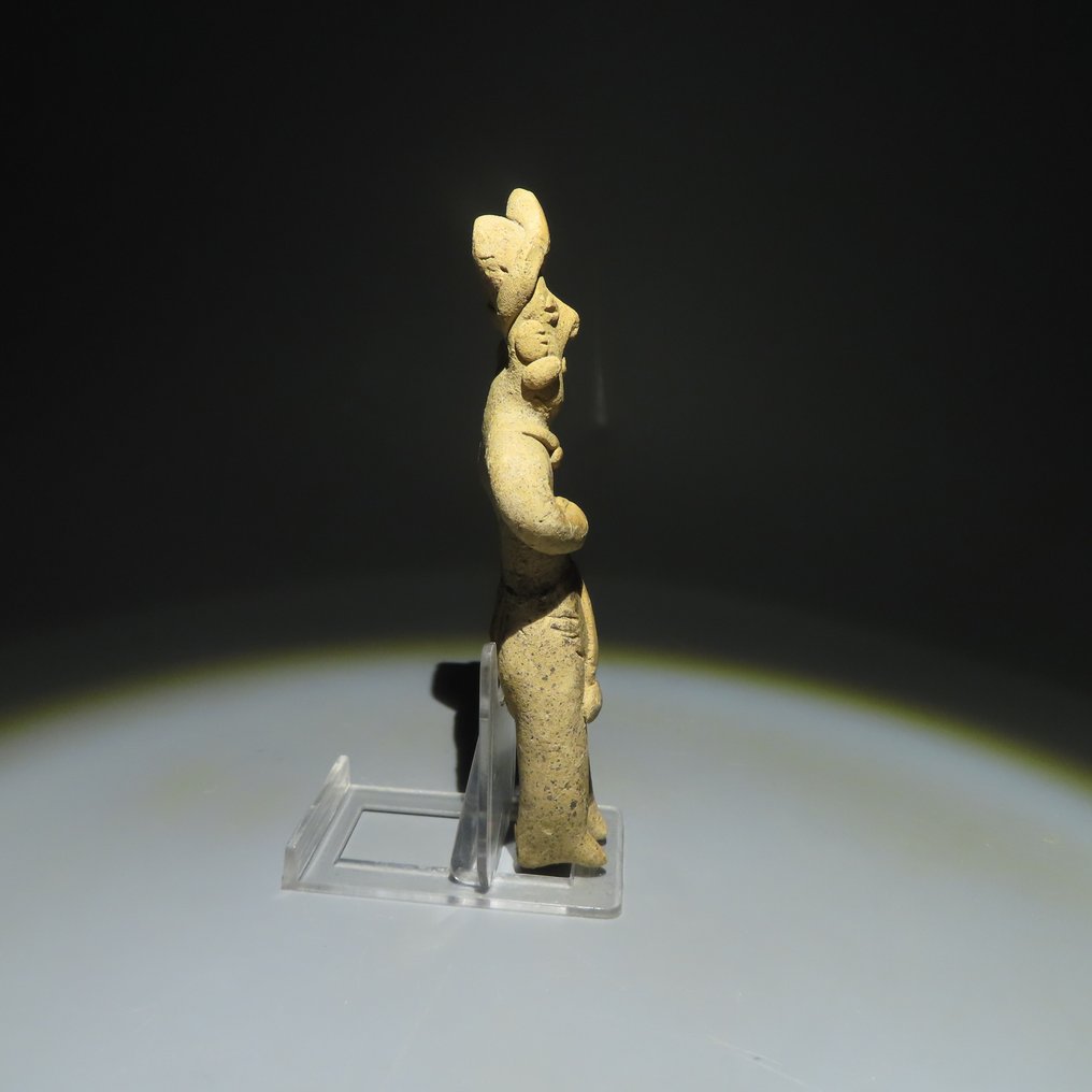 Colima, Messico occidentale Terracotta Colima, Messico occidentale, figura. 200 a.C. - 500 d.C. 14 cm di altezza. Licenza di importazione #1.0